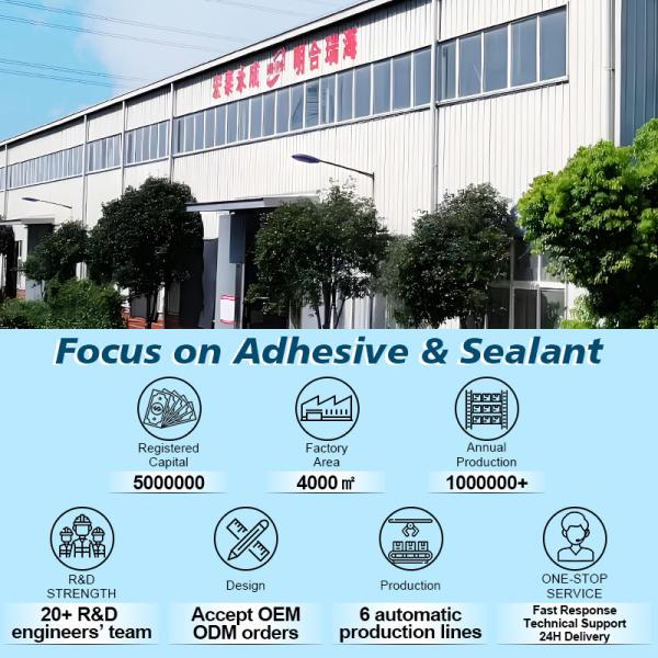 Mixture MH995A MS Sealant High Elastic Low Modulua MS Polymer Sealant Environmental MS Glass Sealant Adhesive Sealer for Container 20ft