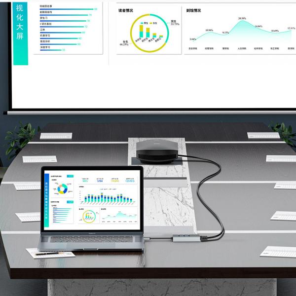 OEM ODM 8K USB C Expansion Hub REACH Powered USB Expansion Hub