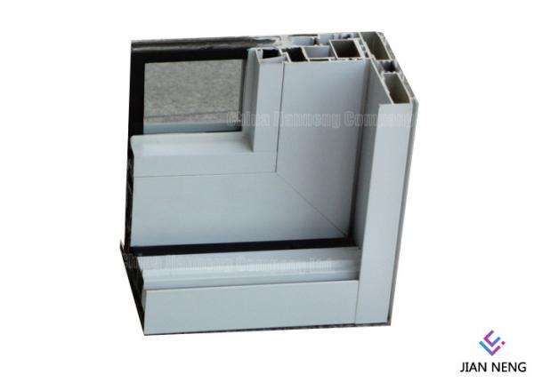 Powder Spray Coated Aluminum Door Profile Customized Sections Multicolor Options