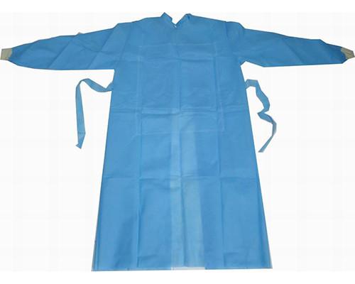 Non Sterile Adult Laboratory Disposable Surgical Gown with Waistband