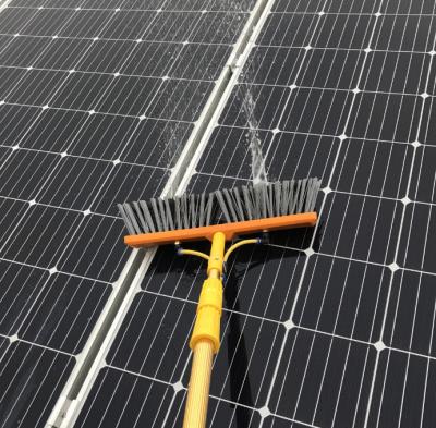 Escova de limpeza rápida fotovoltaico do painel da tomada 12M Aluminum Pole Solar