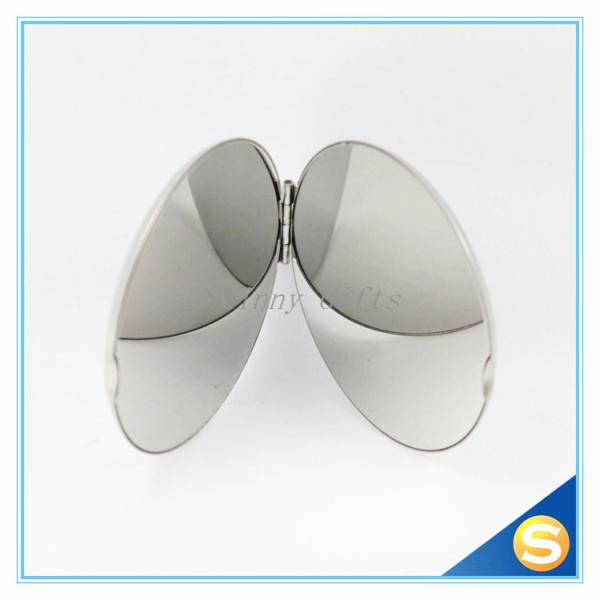 Metal Pocket Mirror Decorative Small Make Up Mirror