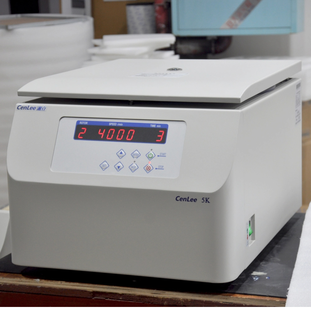 Cenlee5K 4x500ml 5000rpm Benchtop Low Speed Large Capacity Centrifuge Swing Horizontal Rotor for Clinical Medicine Centrifuga