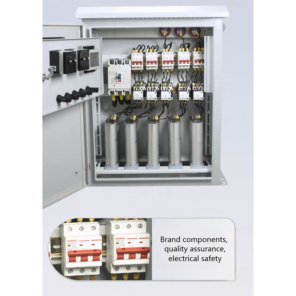 Customized Wall-Mounted Waterproof Distribution Box with IP55 Protection and Capacitor Compensation for Photovoltaic Boost Cabinets