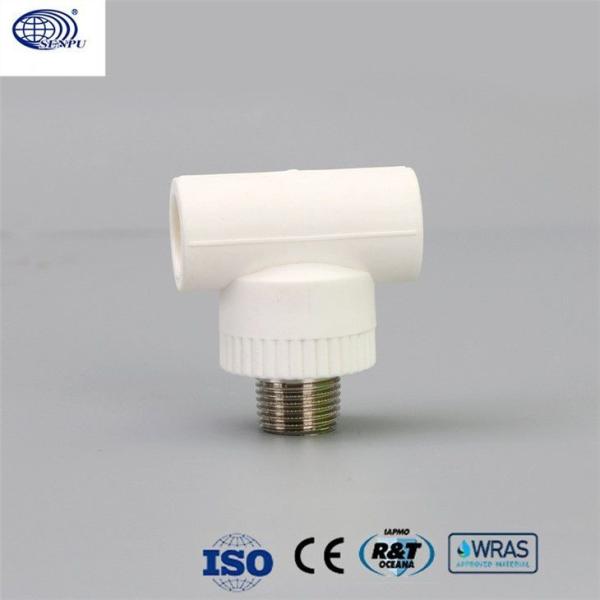 EN 12201-3 Threaded Male Tees PPR Tee With Thread Pipe Connection