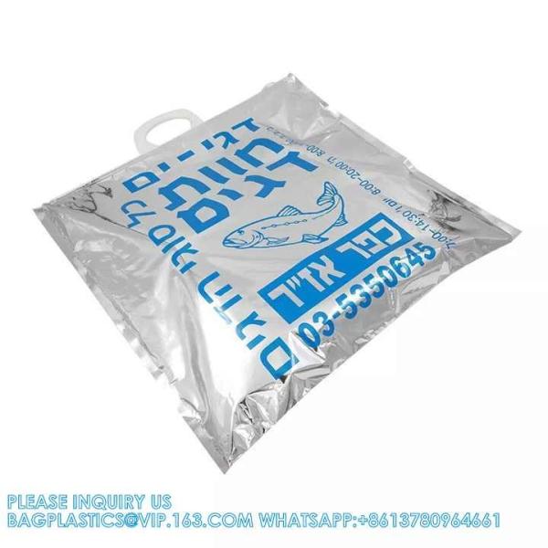 Reinforced Heavy Duty Hot Cold Lunch Totes Reusable Disposable Food Travel Picnic Thermal Delivery Insulated Bag