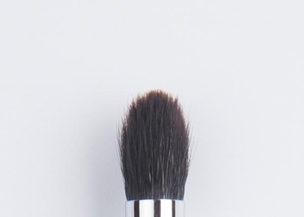 Escova de mistura do vinco do olho cinzento preciso do cabelo do esquilo com o punho luxuoso do ébano