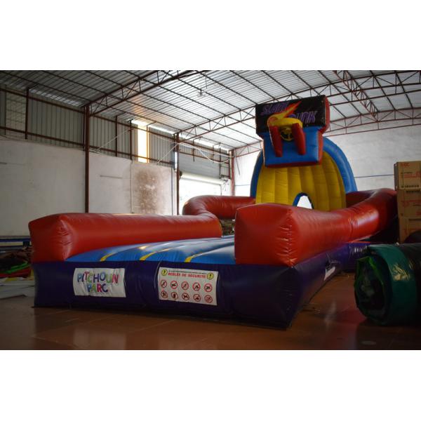 Спортивные игры ПВК материальные раздувные, будоражащая баскетбольная игра данка шлема раздувная