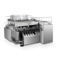 Chaîne de production de étiquetage de scellage de nettoyage remplissante ultrasonique verticale d'emballage de lavage d'ampoule