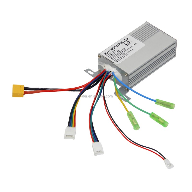 36V 1A Electric Scooter Controller with Aluminum Alloy Housing Motor Driver Board Replacement Part
