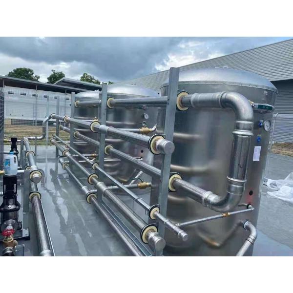 2000 L Pressure bearing water tank with P/T valve