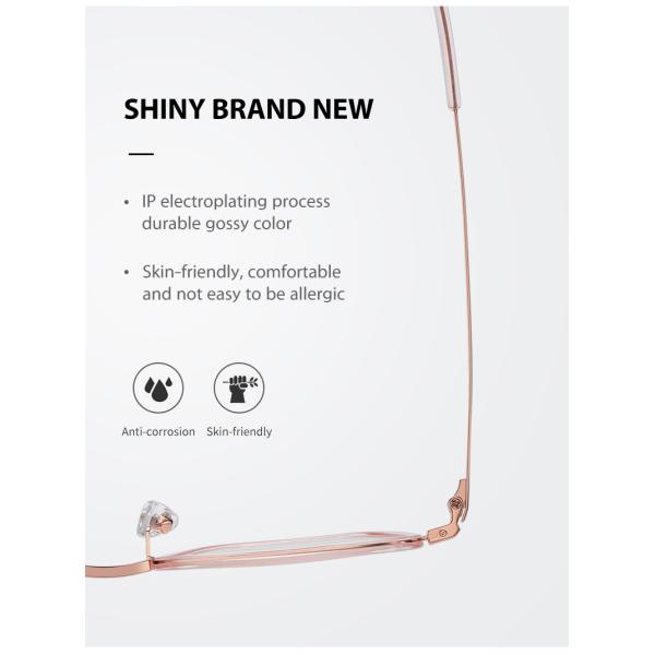 Свет стекел чтения титана ацетата OEM ориентированный на заказчика анти- голубой