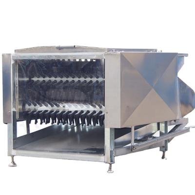Depilation Rate 99% 7 Axis 500 Pcs Per Hour Bird Poultry Plucker Machine Chicken Defeather Machine