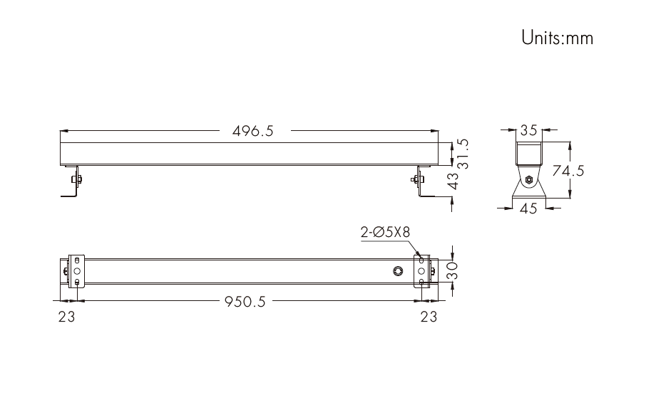 Surface Mounted 316 Stainless Steel IP68 LED Underwater Linear light 12W 18W 24W 36W 500MM 1000MM in single or RGB Color for Pool or Pond Lighting