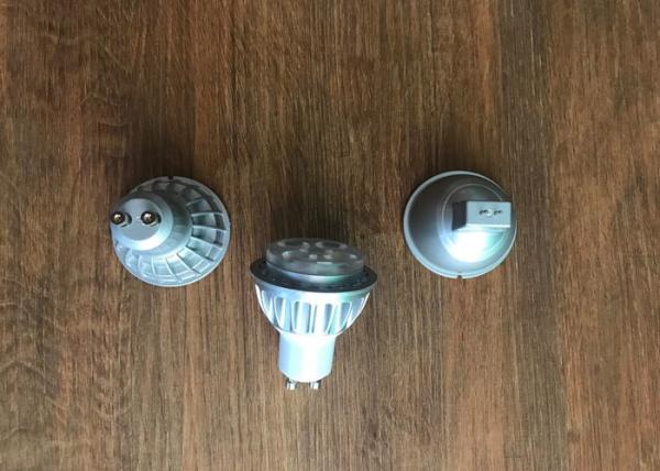 Aluminum Ceramic Led Spot Bulbs 400lm Gu10 Mr16 Base With Low Consumption