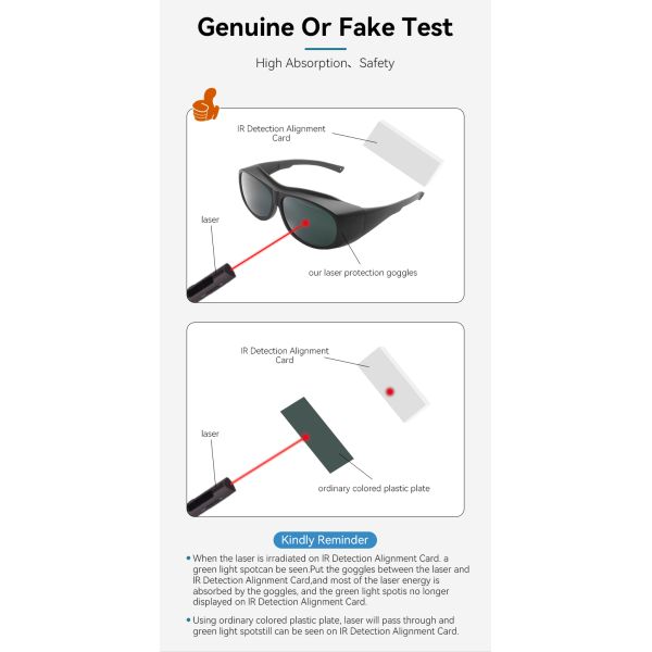 LASER FOR 450nm protective glasses laser safeti glasses Laser goggles patch inside laser welding glasses 600-2000nm 1064nm Laser glasses protection professional laser glasses glasses laser protection