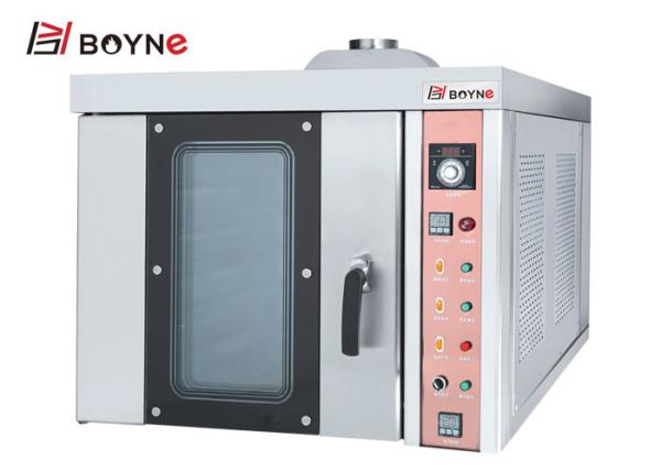tipo de gás 220V comercial de aço inoxidável cinco forno da convecção do ar quente das bandejas
