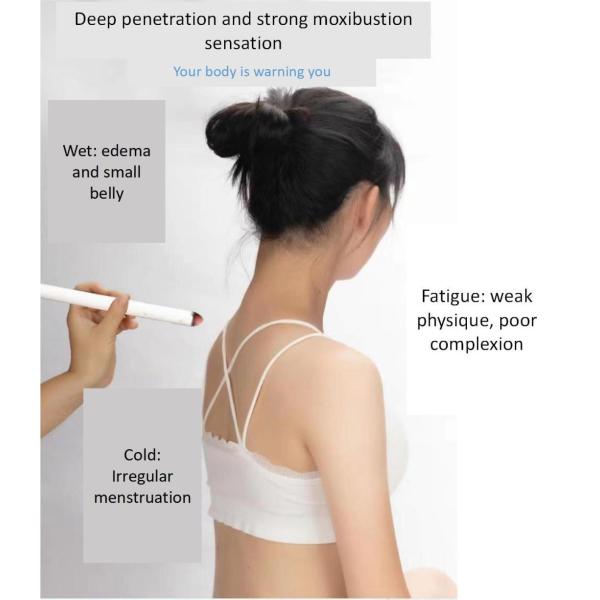 Long Shelf Life Smokeless Moxibustion Stick for Traditional Chinese Medicine Therapy