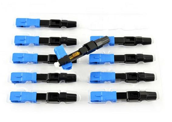 Fiber Optic Fast Conector FTTH Products SCPC Connector For Drop Cable 2.0mm