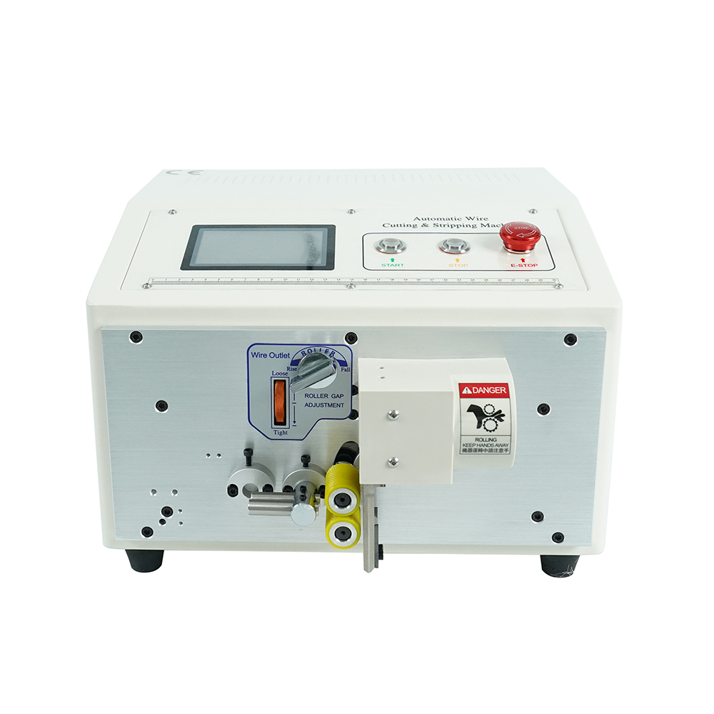 Automatic 2-Wheel PVC Plastic Latex Tube Cutting Machine Multi-Function Cable Manufacturing Equipment Small Cutter Pipe Stripper