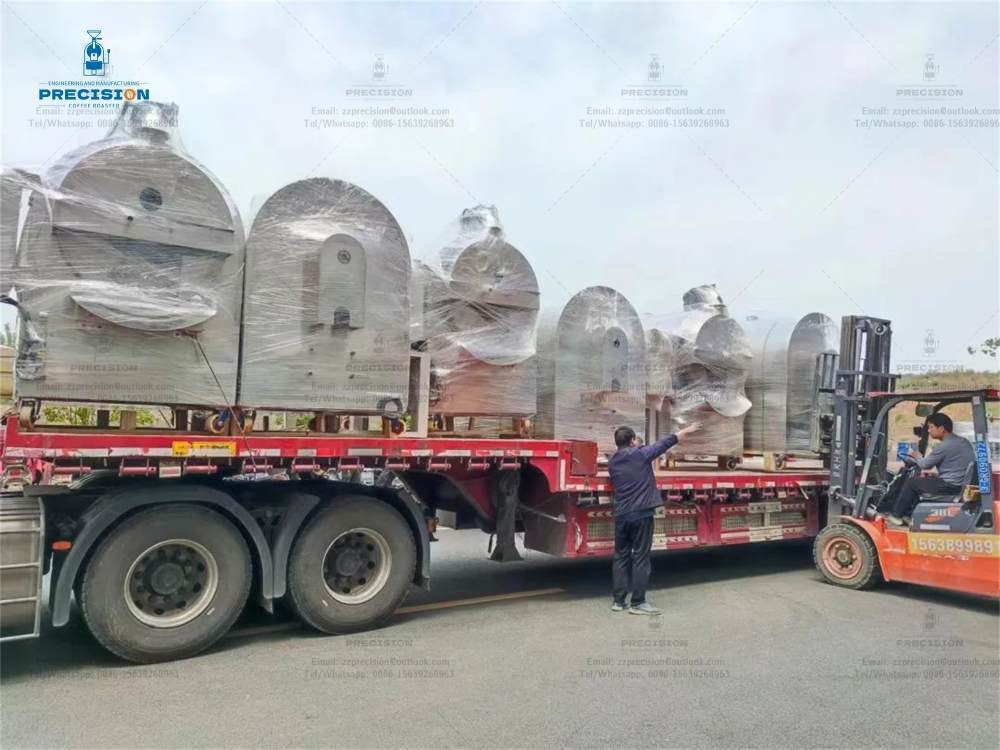 Прецизионный промышленный кофейный обжарщик 380 В с быстрым временем охлаждения