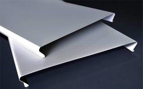 15mm-35mm Aluminum Ceiling Sheets For Gas Station Beveled Edge
