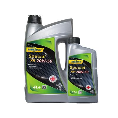 XR 20W-50 Huile de moteur pour voitures de tourisme API SG/CF-4 pour gaz, GPL et moteurs diesel