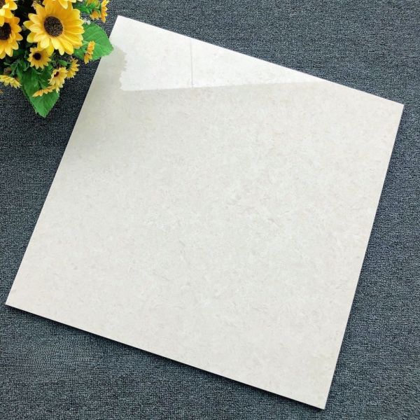 Tulip Design Easy Modern Porcelain White Tile Unglazed Porcelain Tiles 600x600mm