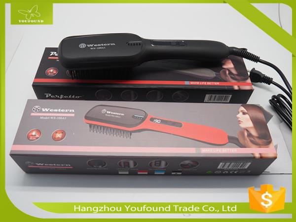 LT-100A New Style Hair Beauty Electric PTC Heater Hair Straightener Brush