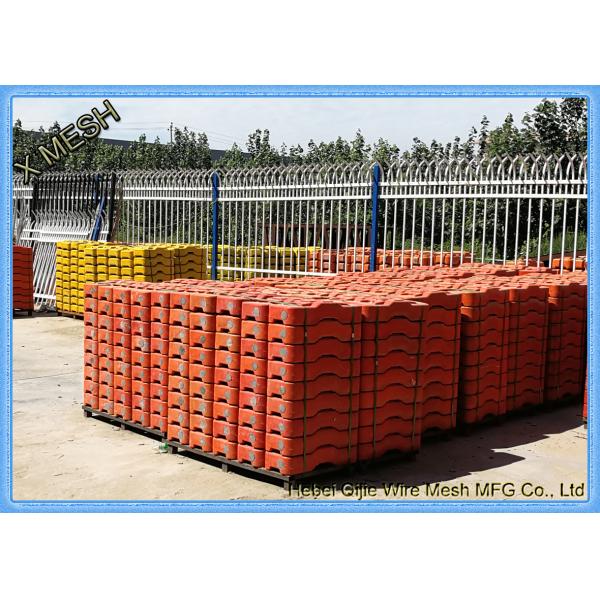 Temporary Security Fence Panels Concrete Filled Plastic Feet High Quality HDPE