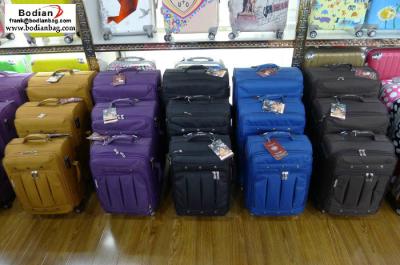 cheap soft sided 20''+24'' +28'' three piece trolley luggage set,suitcases from Baigou