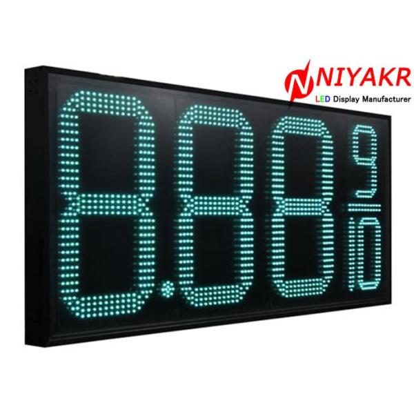 Газовая цена СИД супер яркости на открытом воздухе подписывает знаки цены цифров для бензоколонки