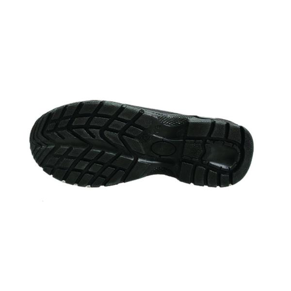 Shengjie Mid-Top Black Anti-Smash Steel Toe Anti-Puncture Work Shoes Men'S Embossed Leather Work Safety Shoes