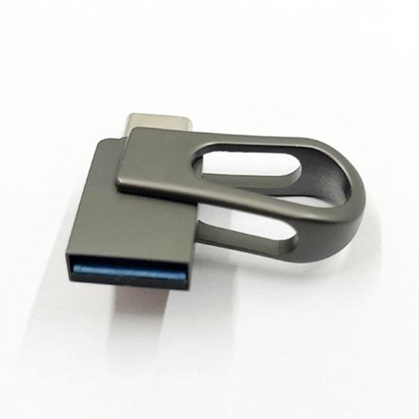 Тип вспышка металла USB C OTG управляет 2,0 одобренными 128GB 256GB ROHS