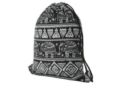 Caminhada prática dos sacos de cordão da lona/uso da viagem/compra