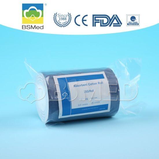 O papel envolveu o absorvente médico 500g /1000g do rolo do algodão para o hospital