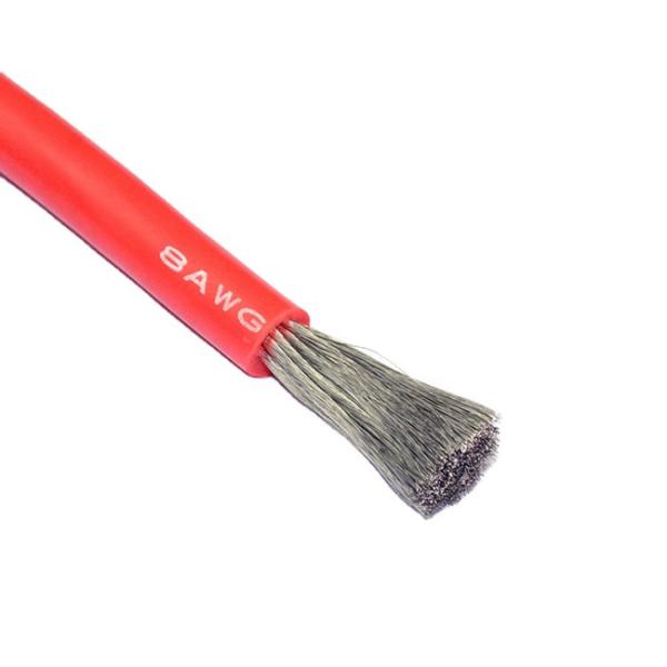 Copper 8 AWG Flexible Silicone Cable 1650/0.08 600V 200 Degree