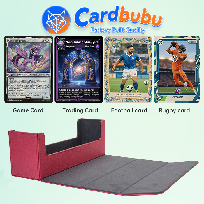 Party Play Yugioh Double Deck Box Custom Color Playing Card Storage Case