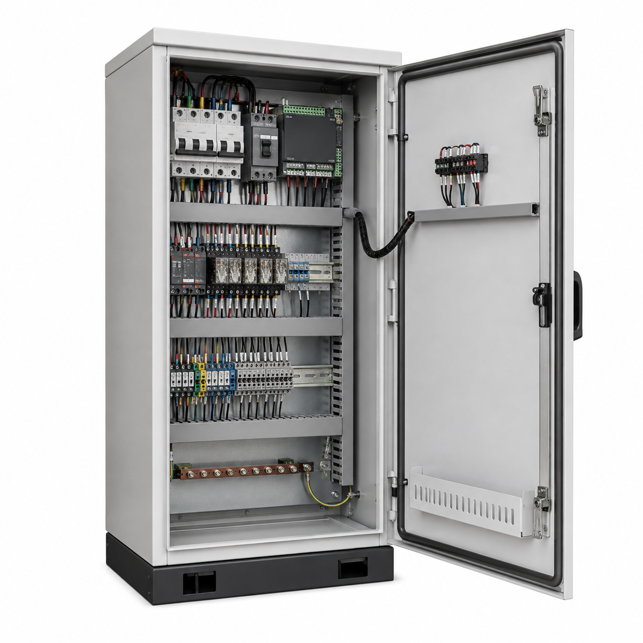 Dustproof Insulated Compact Custom Control Cabinet Assembly For Data Supporting Room