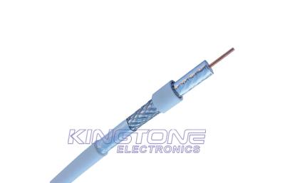 Outdoor RG11 Tri - Shield Coaxial Cable 14 AWG PVC Jacket Low Loss