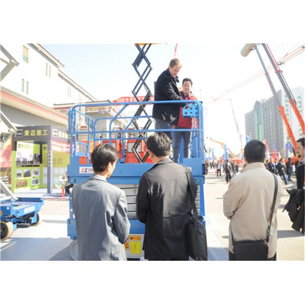 AC Driven System Hydraulic Scissor Lift For Aerial Maintain Low Noise No Emission