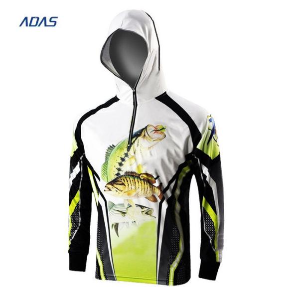 ODM Casual Fishing Wear Shirts Lightweight Fishing Hoodies With Face Cover Anti UV