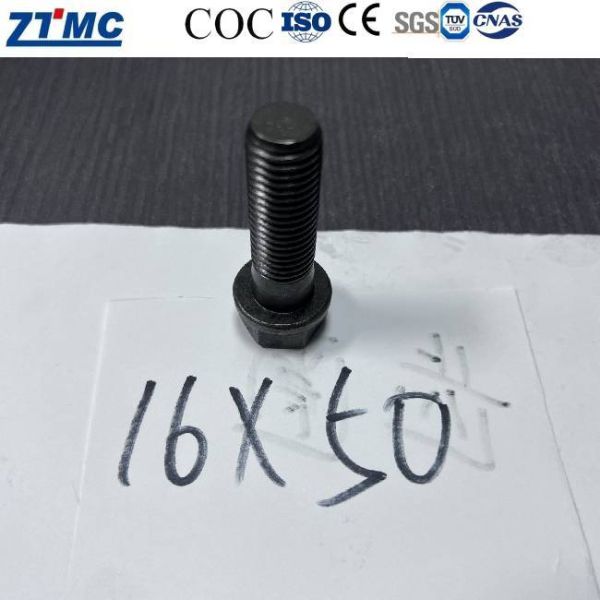 High Strength 16x50 Excavator Sprocket Bolt, Track Bolt for Undercarriage Parts