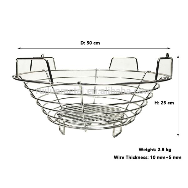 Electrolysic 304 Stainless Steel Metal Wire Mesh For BBQ Grill