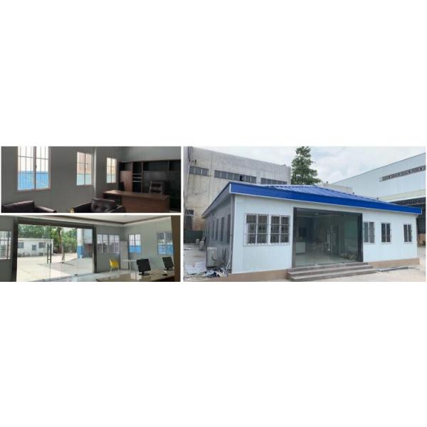 Living Quarters Prefabricated Steel House / Prefab Metal Building Homes