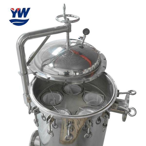 2 4 sanitary stainless bag filter housing Sugar Industry Height 1572mm