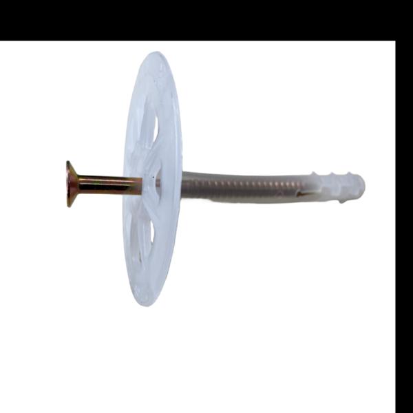 Weather Proof Plastic Insulation Anchor / White Foam Board Wall Anchors