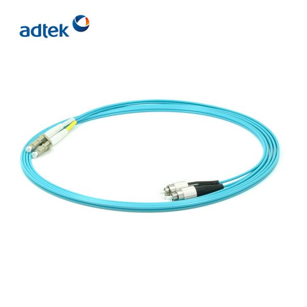 Duplex LC/UPC-FC/UPC OM3 Fiber Optic Cable 62.5/125um Multimode Duplex Jumper