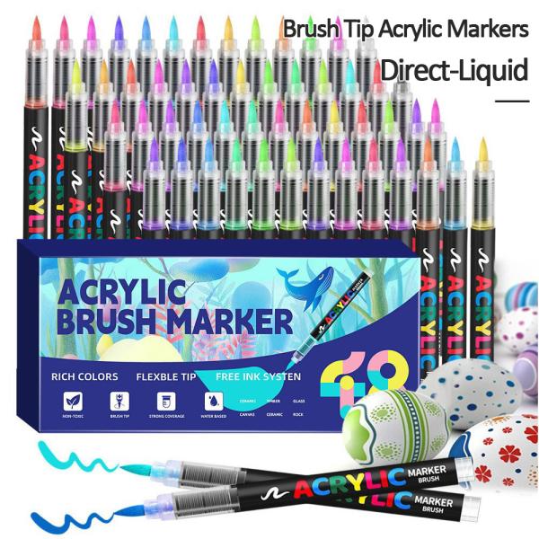 Des stylos de peinture colorés pour étudiants