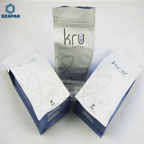 Sacs de café de finition mats de l'emballage 750g de gousset inférieur